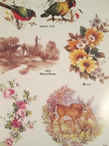 Imported Watermount Decal CATALOGUE Book-Cobequid Ceramics Limited, Nova Scotia, - Picture 1 of 12