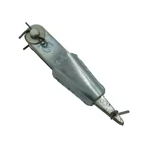 Presa e perno a cuneo per fune metallica 4MM-5MM - ganascia terminatore zincato - Foto 1 di 8