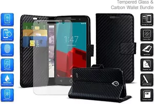 Funda de teléfono y vidrio de fibra de carbono para Motorola Moto G5 Plus - Imagen 1 de 45