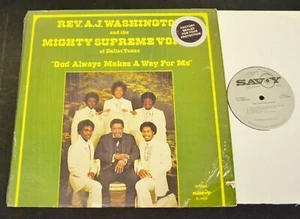 BLACK GOSPEL LP A J Washington And The Mighty Supreme Voices Savoy 14549 - Picture 1 of 1