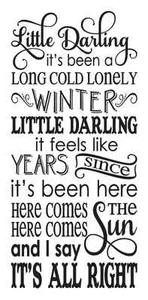 Spring/Summer STENCIL**Here Comes the Sun**12"x 24" for Painting Signs Wood - Picture 1 of 1