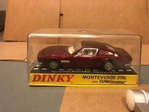 1/43 VINTAGE DINKY #190 MONTEVERDI 375L DARK RED - Picture 1 of 6