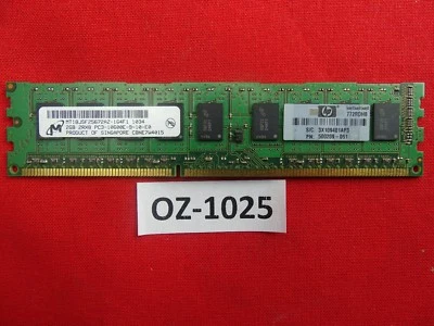 Micron DDR3-RAM 2GB PC3-10600E ECC 2R MT18JSF25672AZ-1G4F1 - Immagine 1 di 2