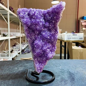 4.76LB Natural amethyst cave quartz crystal cluster mineral specimen healing - Picture 1 of 15
