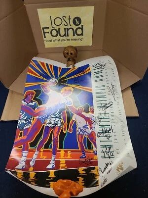 Póster autografiado del equipo olímpico de balonmano 1996 24"X18" (segundo) Foto 1 de 4