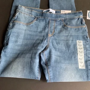 Girls NWT Old Navy Skinny Built in Tough Jeans Size XL (14) Adjutable Waist Band - Picture 1 of 24
