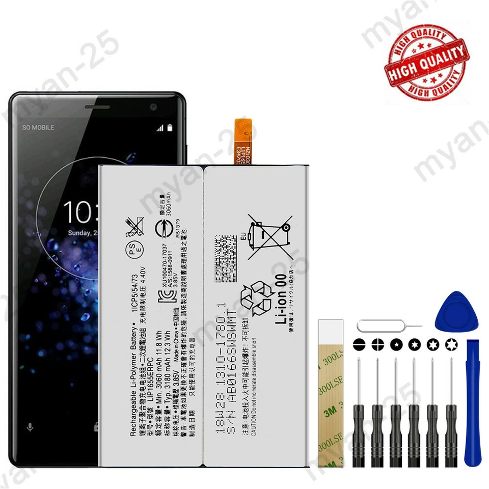 Para Sony Xperia XZ2 H8266 Repuesto Batería LIP1655ERPC Herramienta Foto 1 de 4