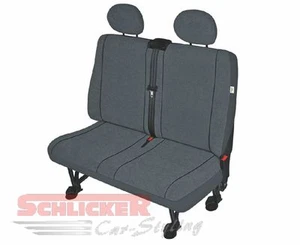 Sitzbezug Sitzschoner Transporter Universal für breiten Doppelsitz Stoff/Grau - Bild 1 von 1