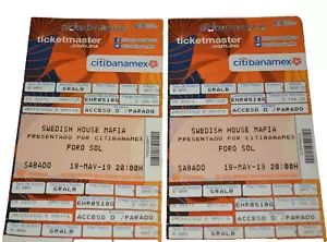2x SWEDISH HOUSE MAFIA REUNION EDM Music CONCERT Ticket FORO SOL CDMX 2019 USA - Picture 1 of 4