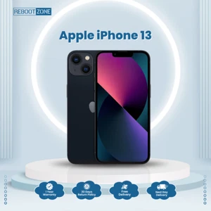 Apple iPhone 13 256GB 5G 6.1" Midnight Unlocked iOS Smartphone Resealed Box - Picture 1 of 6