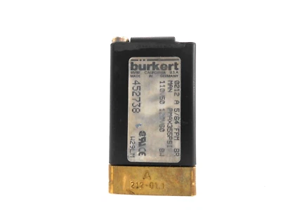 BURKERT 452738 212 A 5/64 FPM BR 电磁阀 110v50/120v60 8w — 第 1/4 张图片
