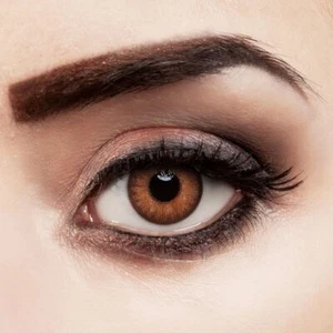 Farbige Kontaktlinsen ohne Stärke Natural Braune Jahreslinsen Natürliche Braun - Bild 1 von 3