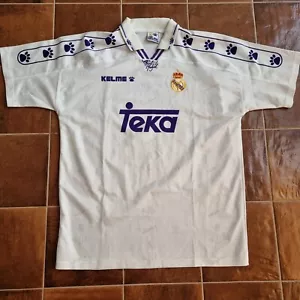 VINTAGE REAL MADRID 1994-1995 FOOTBALL SHIRT KELME - Imagen 1 de 3