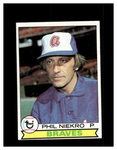 Atlanta Braves Phil Niekro #595 Topps Baseball Near Mint or Better - Picture 1 of 2