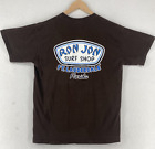 RON JON Shirt Mens MS URF SHOP FT LAUDERDALE FL Short Sleeve Cotton Brown