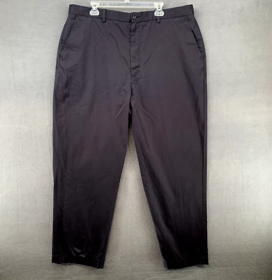Daniel Cremieux The Definitive Pants Mens 42x30 Vence Chinos Blue Black Trousers - Image 1 of 4