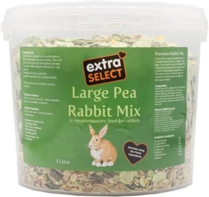Extra Select Premium Large Pea Rabbit Mix - Peaflakes, Rabbit Muesli, Small Nug