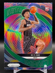 2024-25 Prizm Kel'el Ware Instant Impact Green Prizm Rookie #16 Heat - Bild 1 von 2