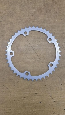 Vintage, Silver, Alloy, Campagnolo Chainring, 42t, 130 BCD , 5-Bolt - Image 1 of 3