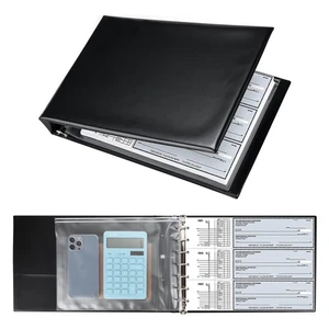 7 Ring Business Check Book Binder, 600 Checks Capacity for 9" x 13" Sheets, P... - Picture 1 of 7