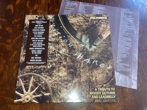 FOLKWAYS: A VISION SHARED (A Tribute to Woody Guthrie and Leadbelly) PROMO - NM - Picture 1 of 11