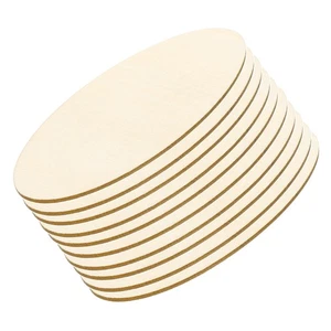 Piezas de madera 1000x500 mm, paquete de 10 formas de madera ovaladas sin terminar recortes de madera - Imagen 1 de 6