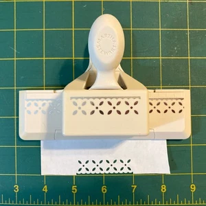 Martha Stewart Border X Cross Stitch Paper Punch Confetti Floral Edge - Picture 1 of 4