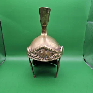Mid Century Etruscan Helmut Solid Brass Decoration Made in India - Picture 1 of 7