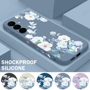 Phone Case For Samsung Galaxy S25 Ultra S24 S23 A56 A06 A05s A16 Flower Cover - Picture 1 of 19