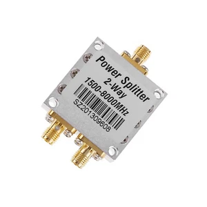 New 2-Way 1500-8000MHz SMA RF Coaxial Signal Power Splitter Divider Combiner - Picture 1 of 6