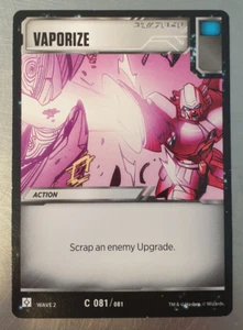 Transformers Trading Card Game U81/81 Vaporize - Picture 1 of 2