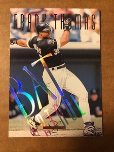 Frank Thomas 1995 Leaf Limited Bat Patrol Card #1 Mint, (BIGJ’S) White Sox