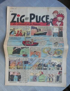 ZIG ET PUCE HEBDOMADAIRE N°9 15 JANVIER 1950 EN ÉTAT CORRECT - Imagen 1 de 2