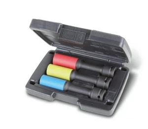 Beta 720LCL/C3 3 Piece 1/2″ Drive Long Alloy Wheel Nut Impact Socket Set 17-21mm - Picture 1 of 3