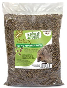 Love Wildlife Hedgehog Food 2kg - 10kg | Natural Pellets, No Mealworms, Wildlife - Picture 1 of 14