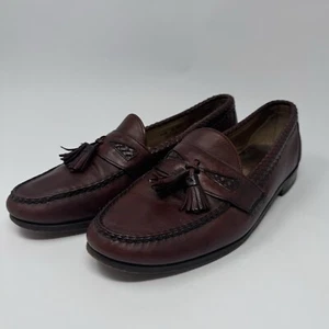 Allen Edmonds Maxfield Mens Tassel Loafers Chili 47716 Size 11.5 E - Picture 1 of 24