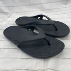 Crocs Iconic Kadee Flip Flops Black Womens Size 6 Slip On Thong Casual Shoes