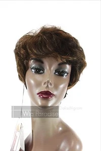 Vanessa Vixen 100% Natural Short Straight Wavy HH Fin Wig - Picture 1 of 5