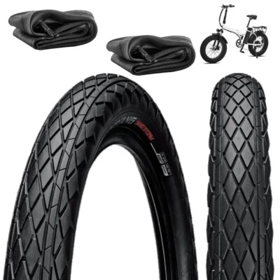 CHAOYANG 2 COPERTONI 20 X 4.0 + CAMERE PNEUMATICI PER E-BIKE BICI ELETTRICA FATBIKE 20''