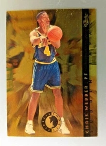 1993 CLASSIC IMAGES CHRIS WEBBER ROOKIE SUDDEN IMPACT CARD #SI12 NR-MINT KINGS - Bild 1 von 2