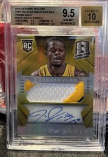 2014-2015 JULIUS RANDLE SPECTRA SPEC. SWATCHES PRIZMS GOLD BGS9.5 /10auto