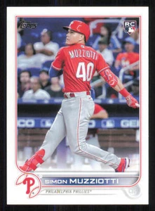 2022 Topps Update #US19 Simon Muzziotti RC - Picture 1 of 2