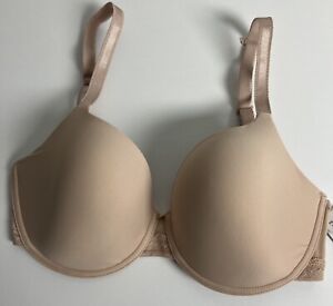 Chantelle Women's Bra Size 30G Lace Ultra Comfort Flex Underwire Rose Nude B27