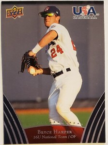 2008-09 USA 16U Baseball #47 Bryce Harper (Nationals/Phillies)