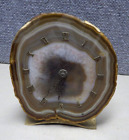 Large Vintage Geode Slice Clock C2