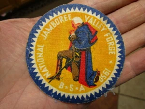 1950 BSA National Boy Scout JAMBOREE ~ SCARCE Printed Oil Cloth Version - Picture 1 of 4