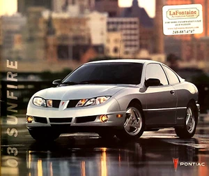 2003 PONTIAC SUNFIRE COUPE—28 PAGE U.S. DEALER SALES BROCHURE—EXCELLENT - Bild 1 von 1