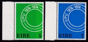 IRELAND #363-364 MNH CENTENARY OF UNIVERSAL POSTAL UNION - Picture 1 of 1