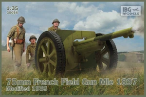 IBG 35056 75mm French Field Gun Mle 1897 Modified 1938 scale 1/35 - Zdjęcie 1 z 1