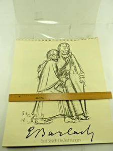 c1001) KUNSTKALENDER ERNST BARLACH Schwarze-Verlag 1994, 12 DRUCKE auf  49x55cm - Bild 1 von 17